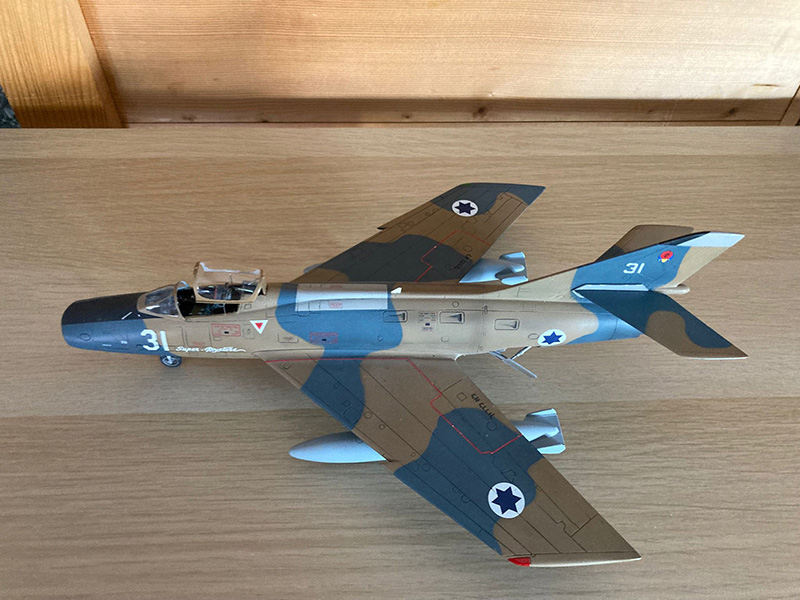 Dassault SMB-2 Super Mystere der Israeli Air Force (Six Day War 1967) in 1/48 von Fonderie Miniature