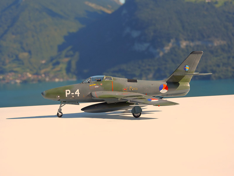 RF-84F Thunderflash der Niederländischen Luftwaffe 1/72 von SWORD